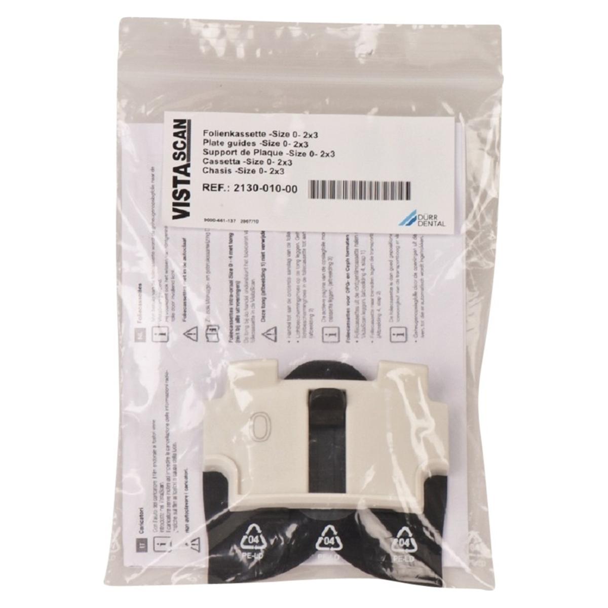 VistaScan cassette voor fosforplaat - Size 0, 2 x 3 cm - 2130-010-00