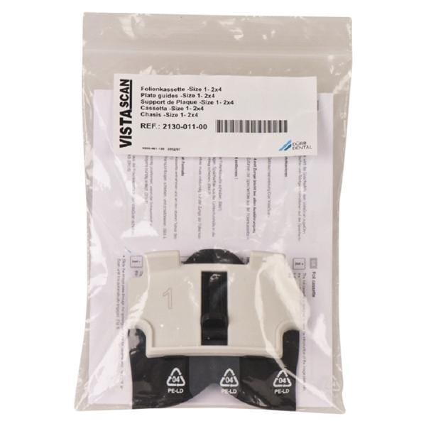 VistaScan cassette voor fosforplaat - Size 1, 2 x 4 cm - 2130-011-00