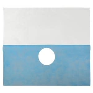 Prosafe Facedrape gezichtsbescherming - blauw, 50 stuks