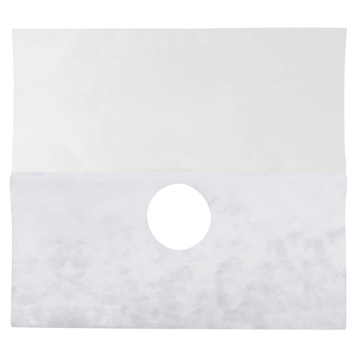 Prosafe Facedrape gezichtsbescherming - wit, 50 stuks