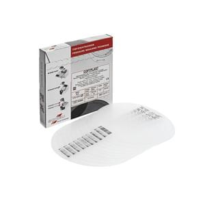 Copyplast opaque rond,  125 mm - Dikte1 mm, 10 stuks