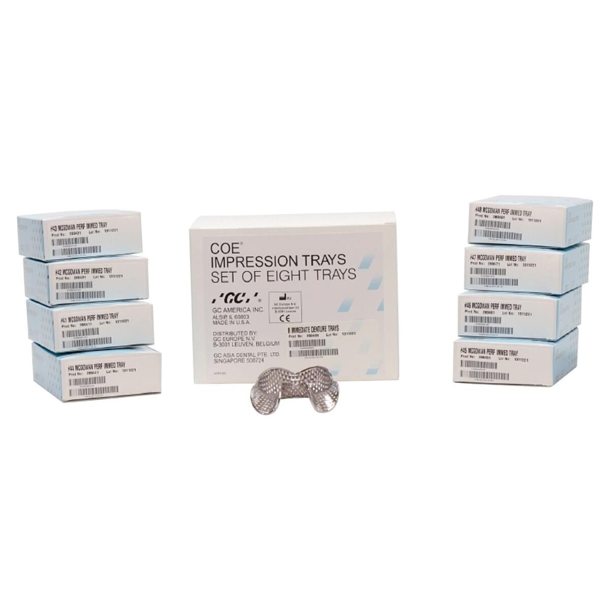 Coe Impression Trays McGowan immediaat - 260408, 8 stuks