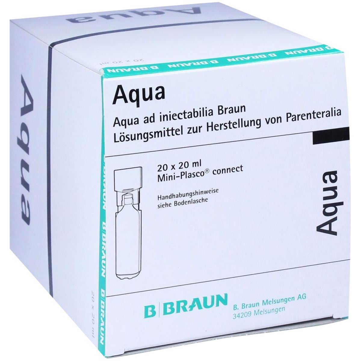 Steriel water voor injectie - 20 ml ampullen 20 stuks