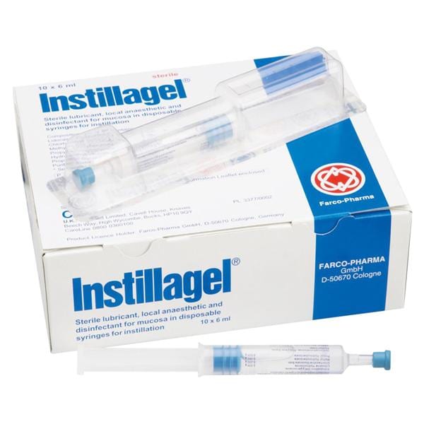 Instillagel in spuit - 10 x 6ml