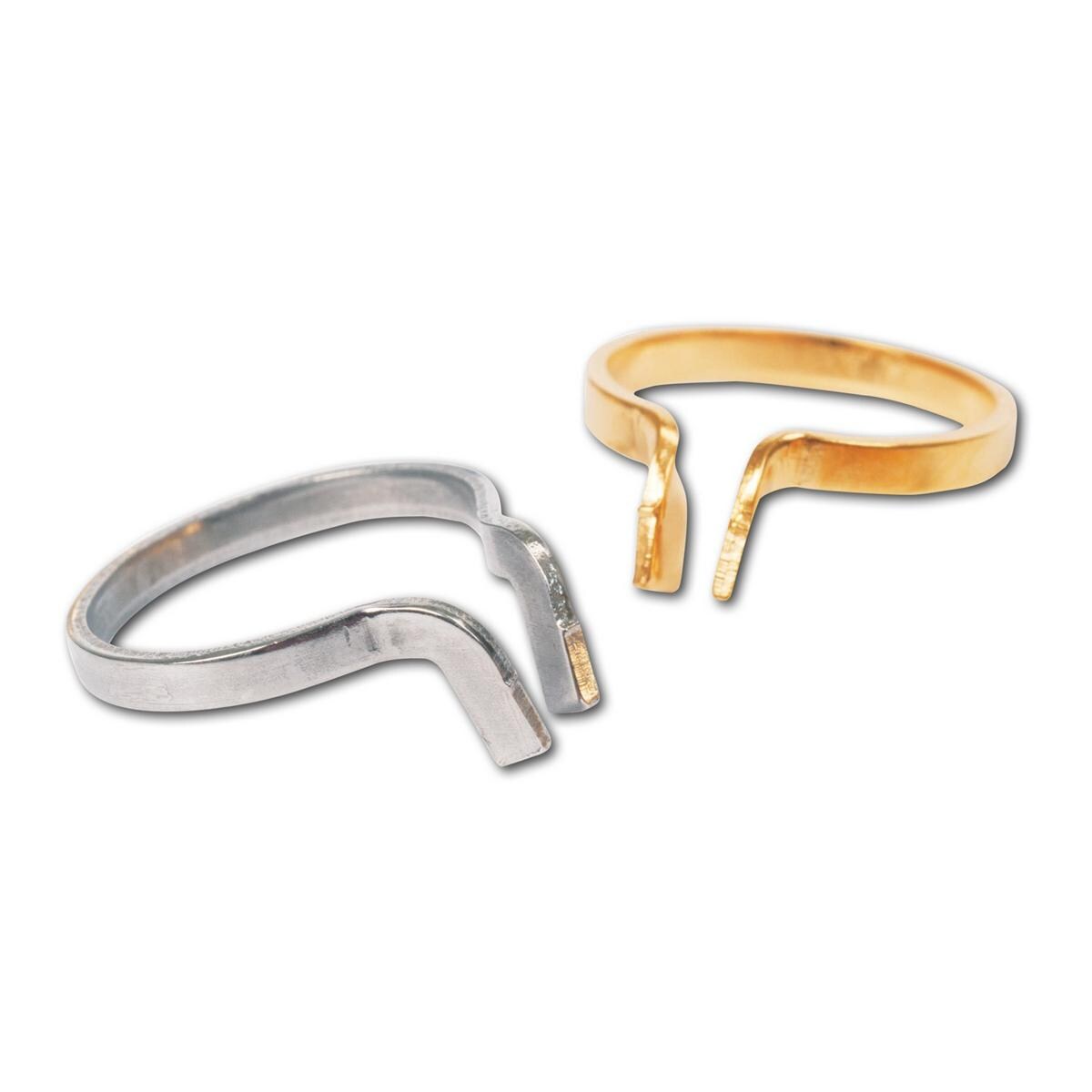 Contact Matrix - Bitine ringen - Bitine ringen mesial Outward, goud 2 stuks