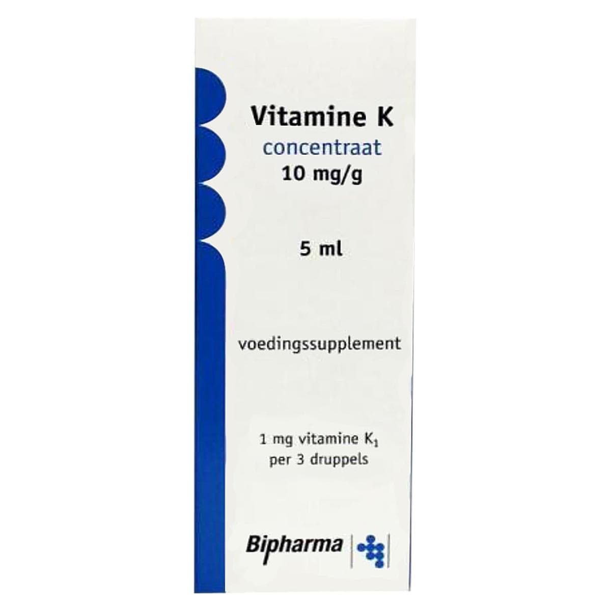 Vitamine K concentraat 10 mg/ml - per 5 ml *levertijd onbekend*