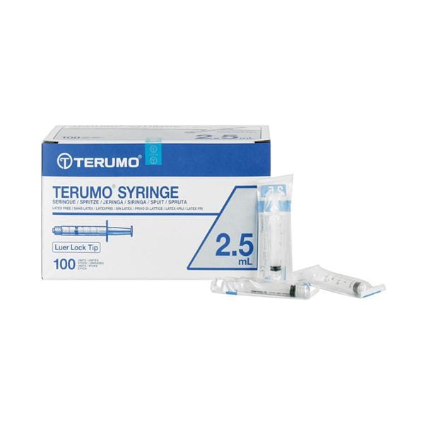 Luer Lock Spuiten - 2,5 ml, 100 stuks