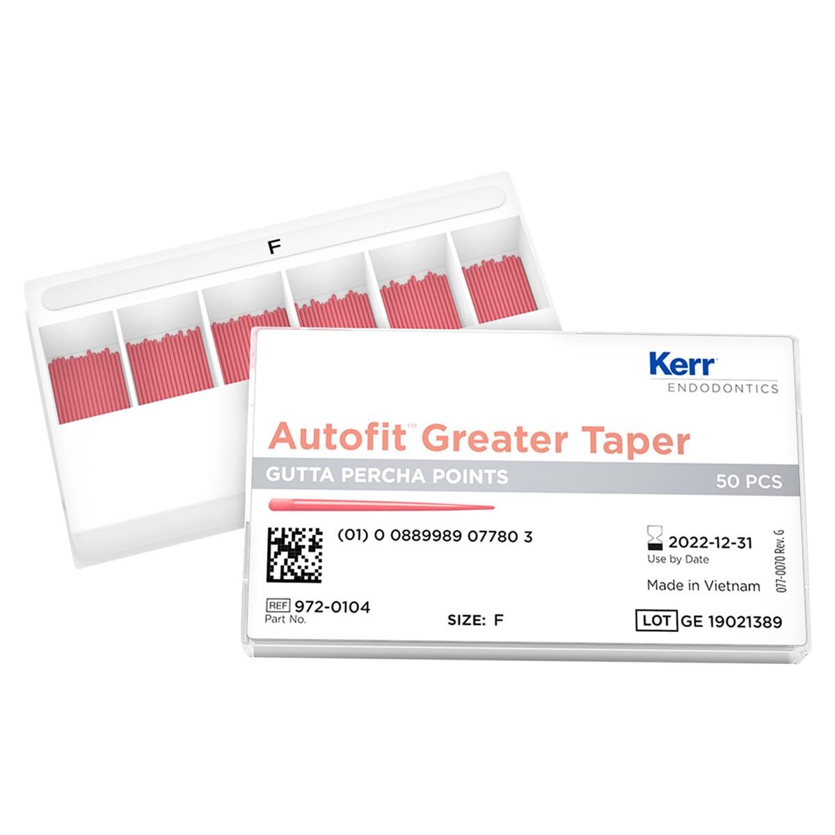 Autofit Gutta Percha - Greater Taper - .04 x-fine