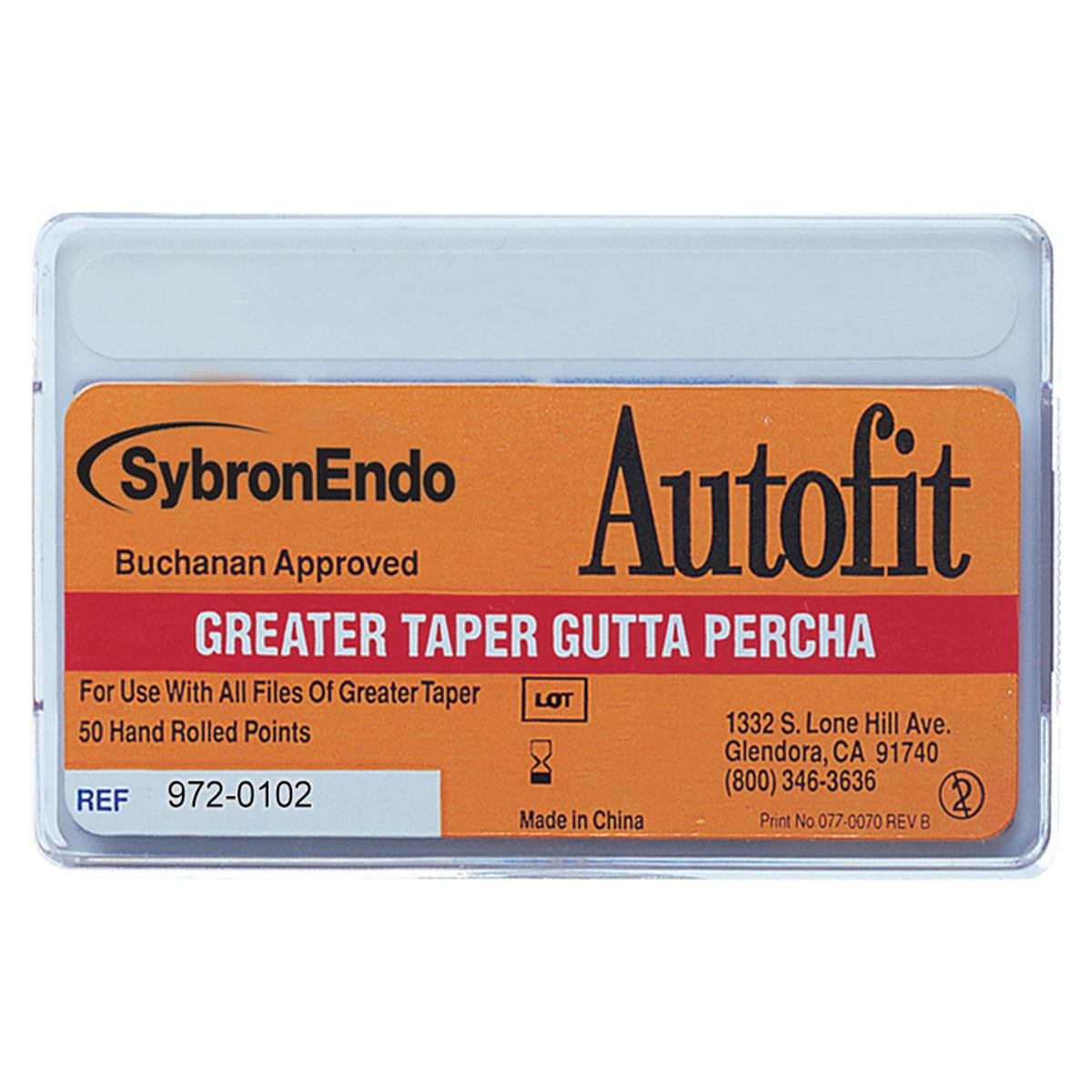 Autofit Gutta Percha - Greater Taper - .06 fine