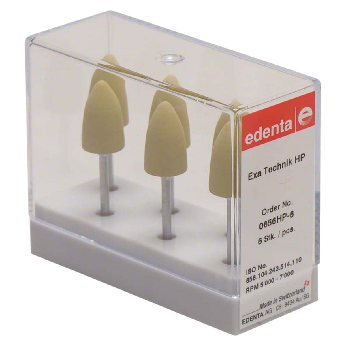 Exa Technique polijstrubbers - fijn (geel) - 0656, 6 stuks