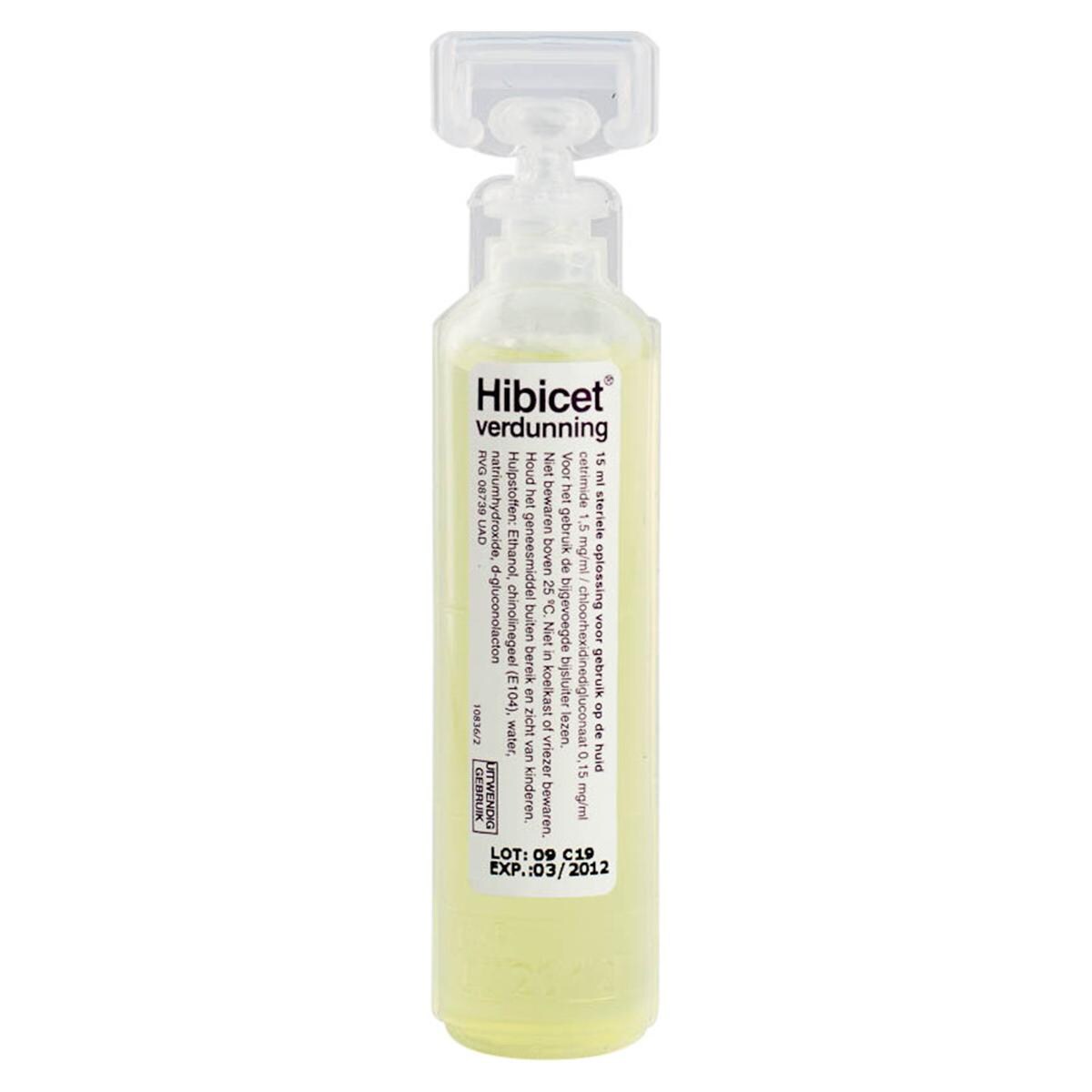 Hibicet desinfectiemiddel - verdunning, 240 x 15 ml