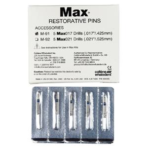 MAX PIN - boren - Blauw, 5 stuks