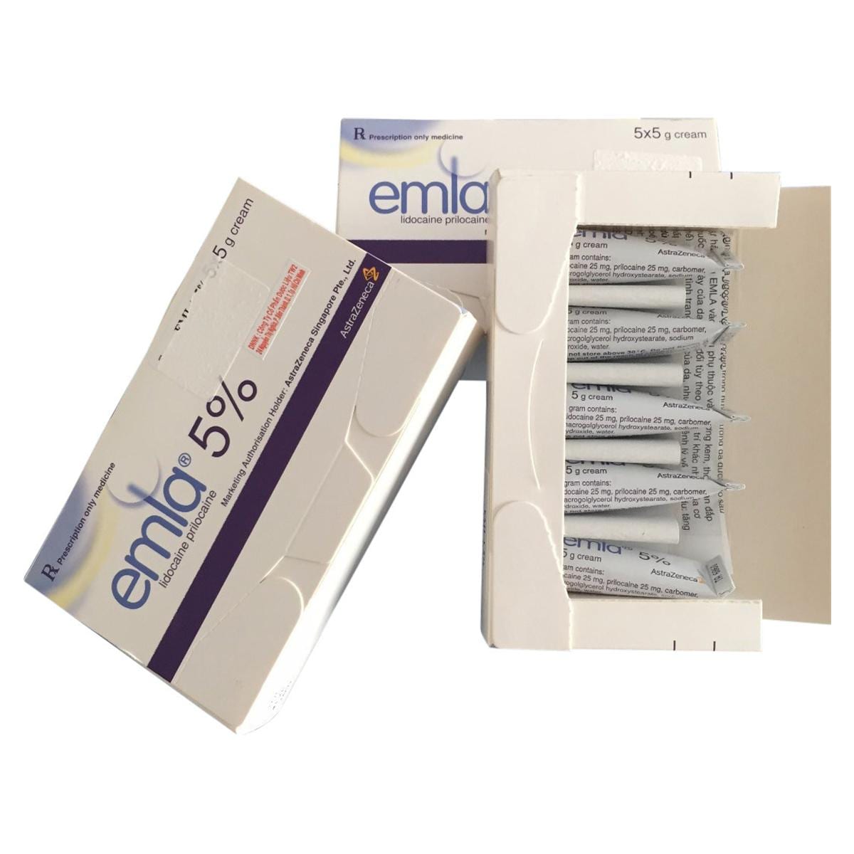 Emla crème - 5 tubes van 5 gram *levertijd onbekend*