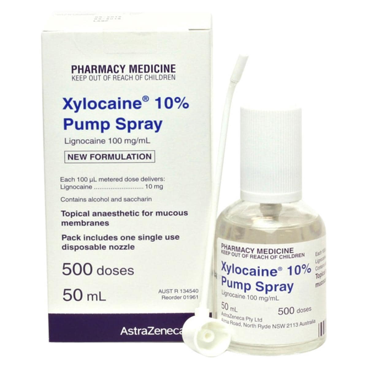 Xylocaine spray 100 mg/ml - per 50ml