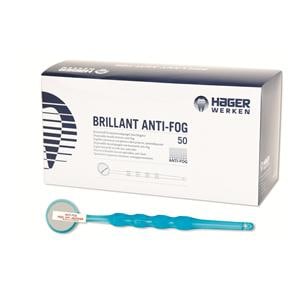 Brillant mondspiegels Anti-Fog - Blauw, Nr. 4 - � 19 mm, 50 stuks