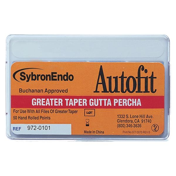 Autofit Gutta Percha - Greater Taper - .04 x-fine