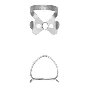 Cofferdamklem - Anterior met vleugels, 00, lower