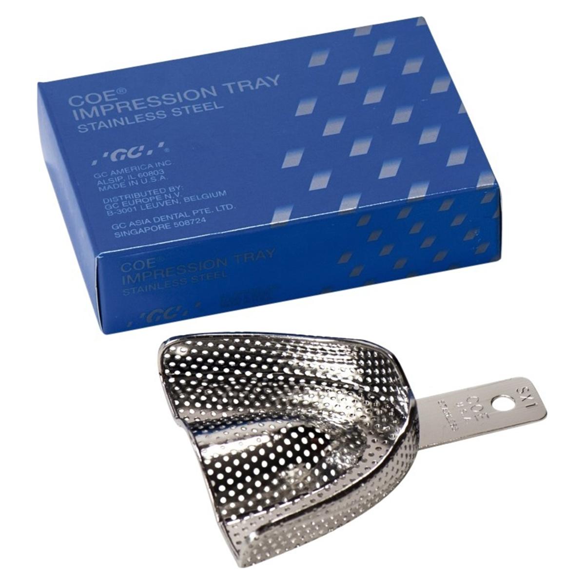 Coe Impression Trays RVS geperforeerd boven - SX1 Extra groot