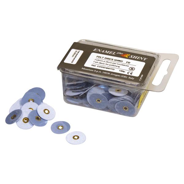Enamel plus shiny felt discs - COSHINYFD