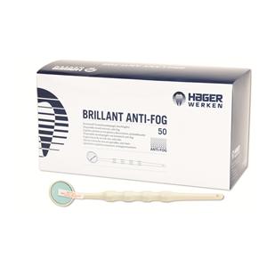 Brillant mondspiegels Anti-Fog - Wit, Nr. 4 - � 19 mm, 50 stuks
