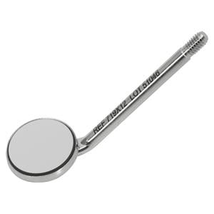 Mondspiegel Front rhodium - Nr. 00,  12 mm, per stuk