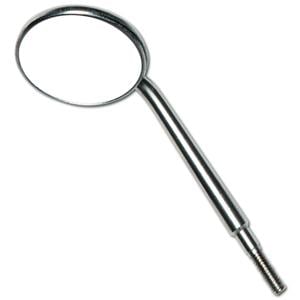 Crystal HD mondspiegel - stainless steel head - # 4 50R390