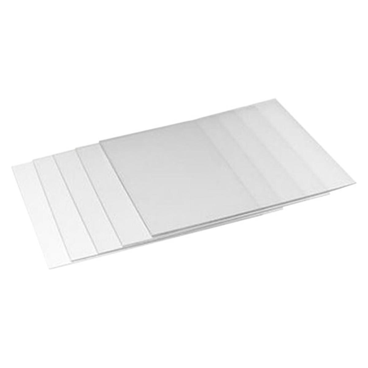 Copyplast C helder, vierkant 125 x 125 mm - Dikte 1 mm, 10 stuks