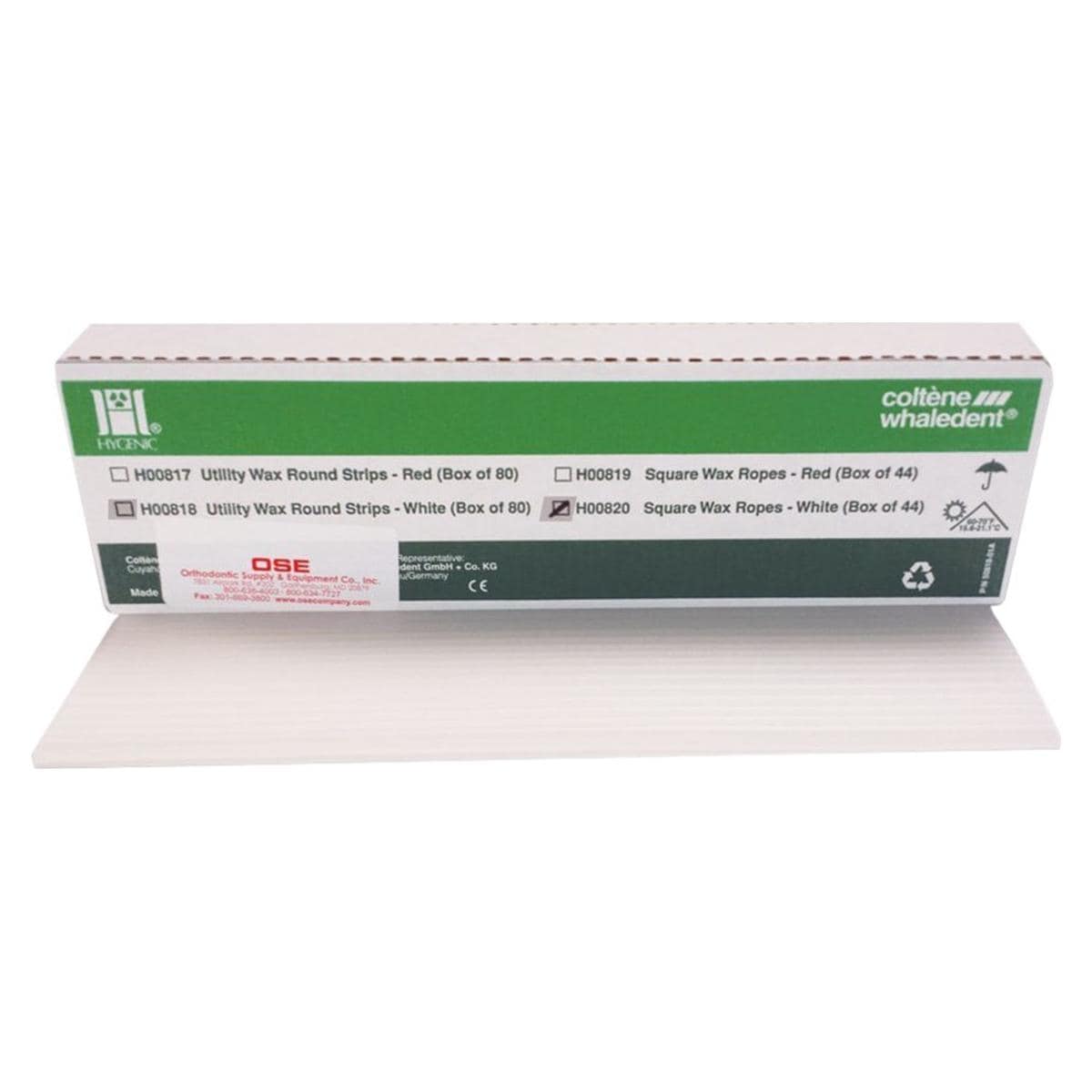 Hygenic Utility waxstrips - Wit, 3/16 80 stuks