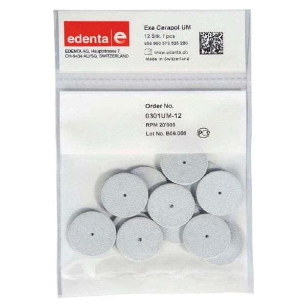 Exa Cerapol - 0301 Wiel ongemonteerd  22 mm, 12 stuks