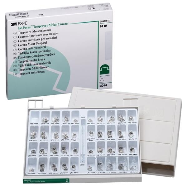 Iso-Form kronen molaren assortiment - Assortiment voor molaren, MC-64