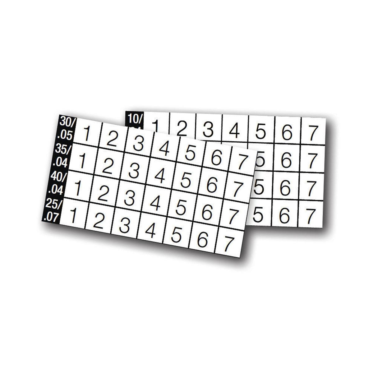Mtwo controlestickers - Verpakking, 16 stuks