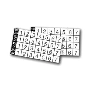 Mtwo controlestickers - Verpakking, 16 stuks