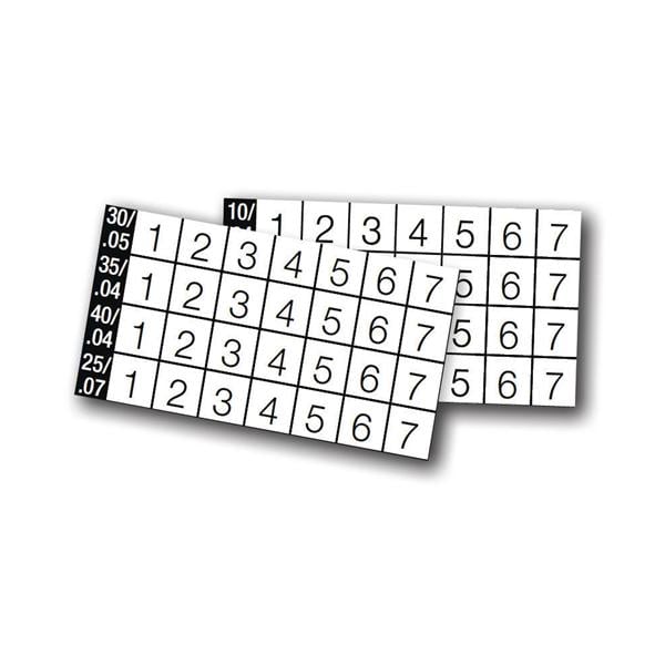 Mtwo controlestickers - Verpakking, 16 stuks