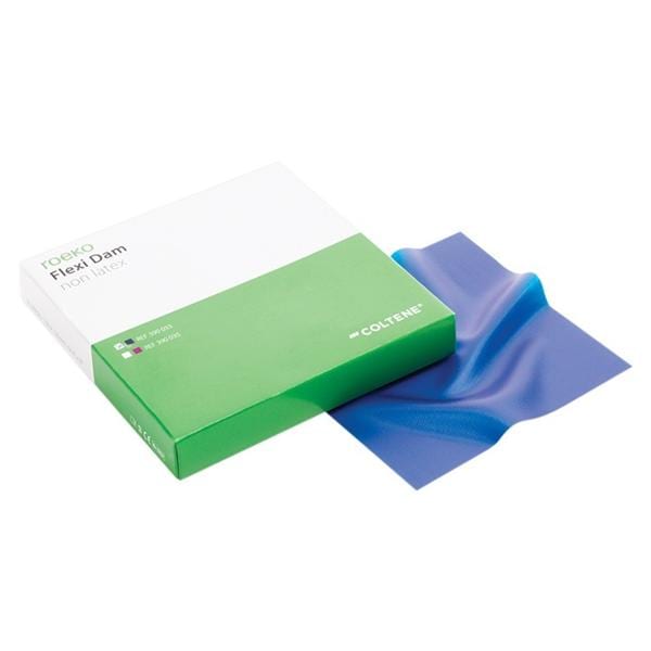 Roeko Flexi Dam Non-Latex - 6 x 6 inch, blauw