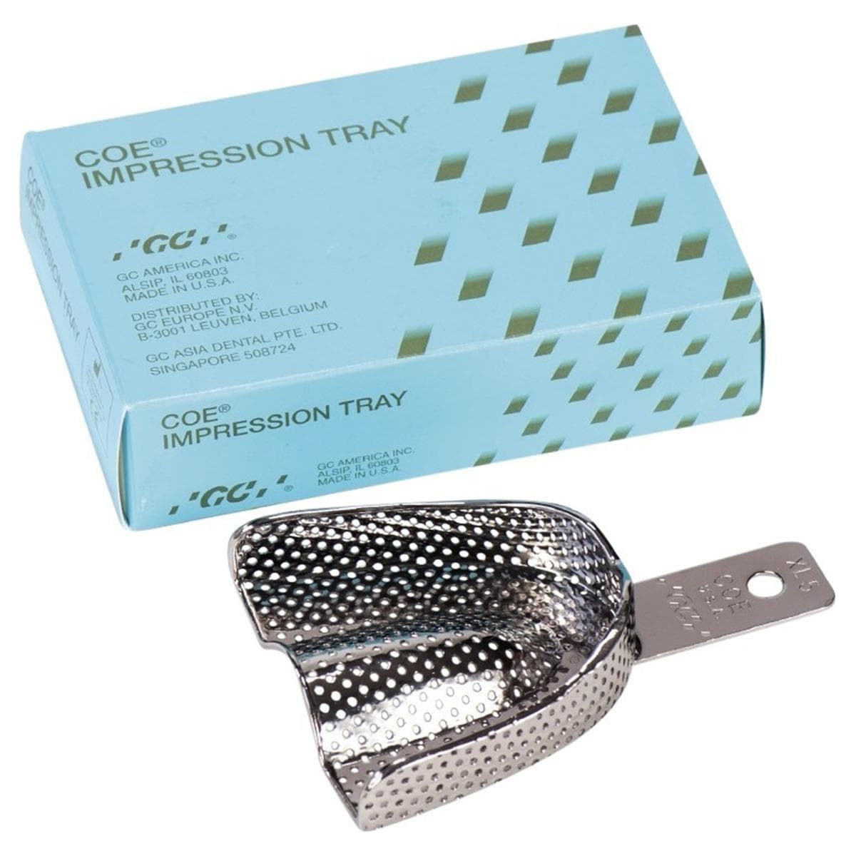 Coe Impression Trays geperforeerd extra lang boven - XL5 Extra-Breed, Extra-Lang