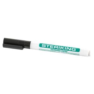 Steriking niet toxische marker - zwart met dikke punt, per 10 stuks