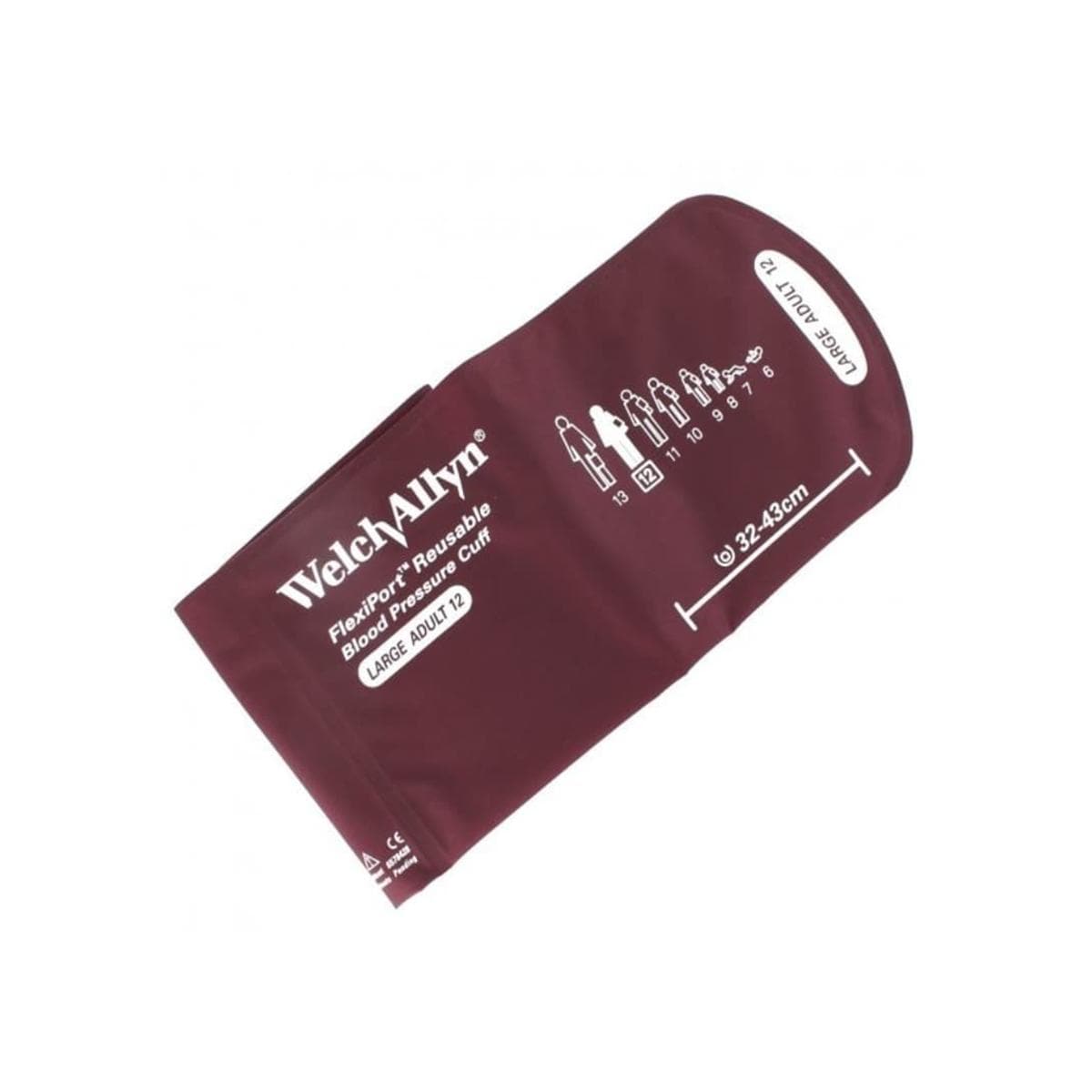 Flexiport manchet zonder slang - nr.12 volwassene L, armomvang 32 - 43 cm