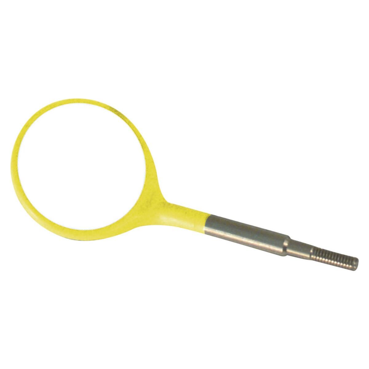 Crystal HD mondspiegel - plastic head - #4 neongeel 50Z392O