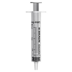 Injectiespuit 3-delig, luer - 3ml, per 100 stuks