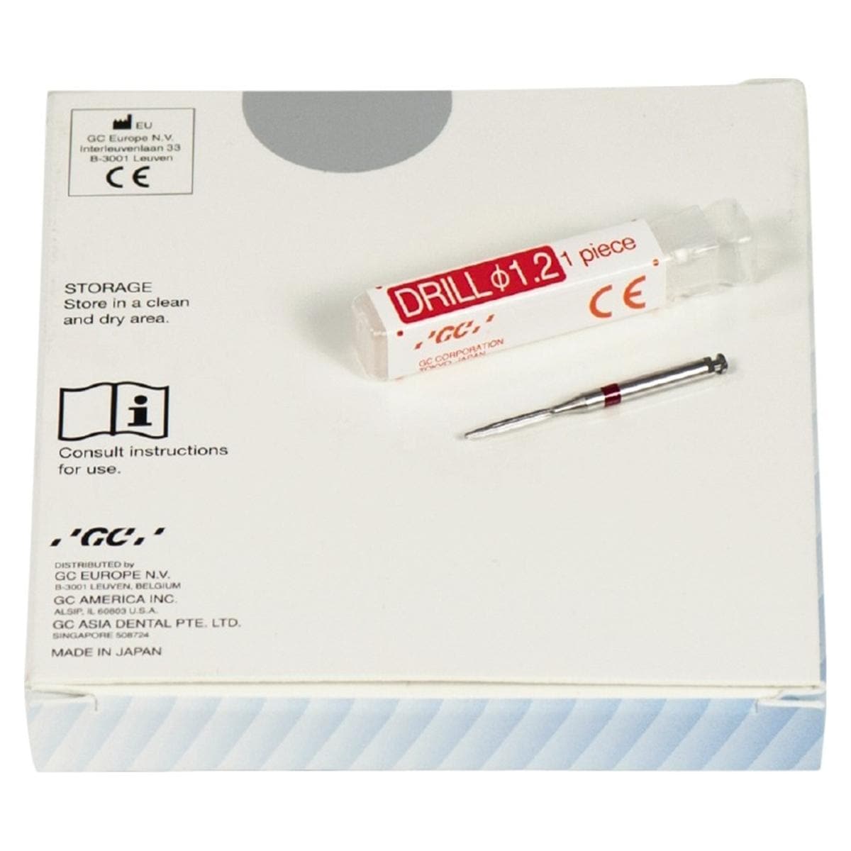 Fiber Post - Boren - 1,2 mm, per stuk