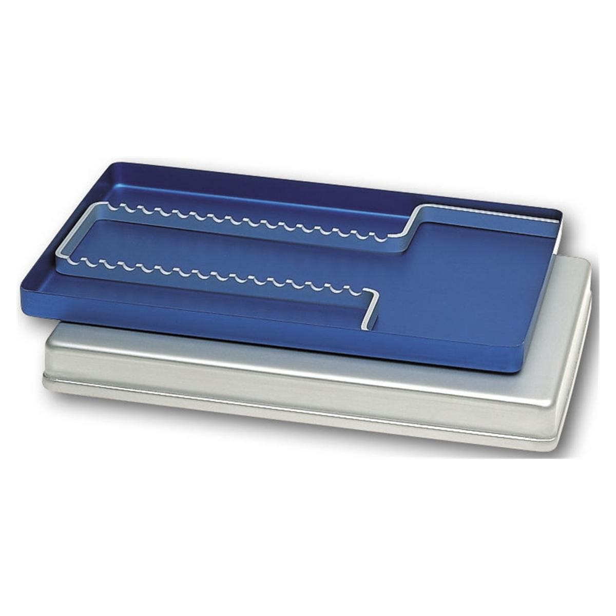 Aluminium Tray - 28 x 18 cm, blauw