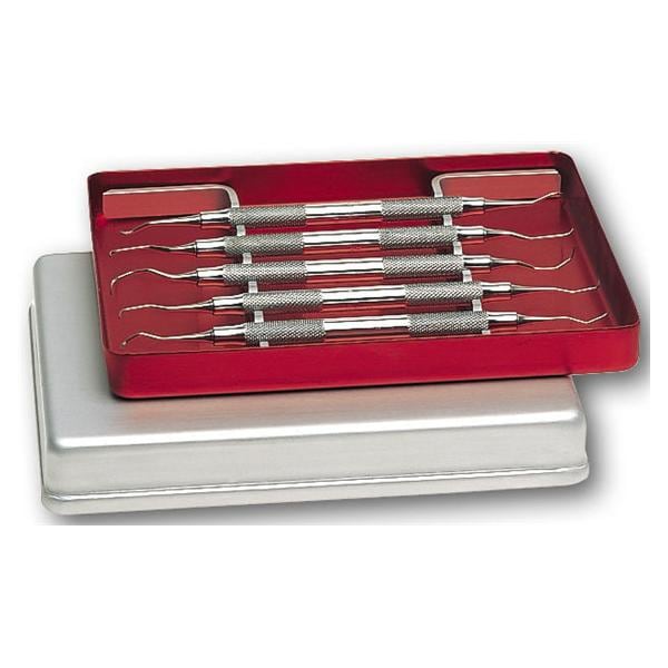 Aluminium Tray - 18 x 14 cm, rood