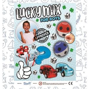 Lucky Mix voor jongens in 50 mm capsules - V-50-J, 100 stuks