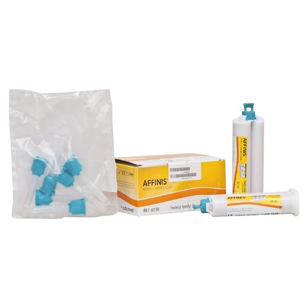Affinis System - Heavy Body, 2x 50 ml en 12 mengtips turquoise