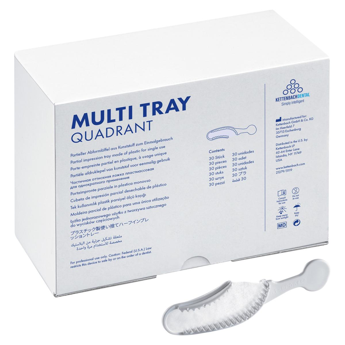 Multi Tray - Quadrant, 30 stuks