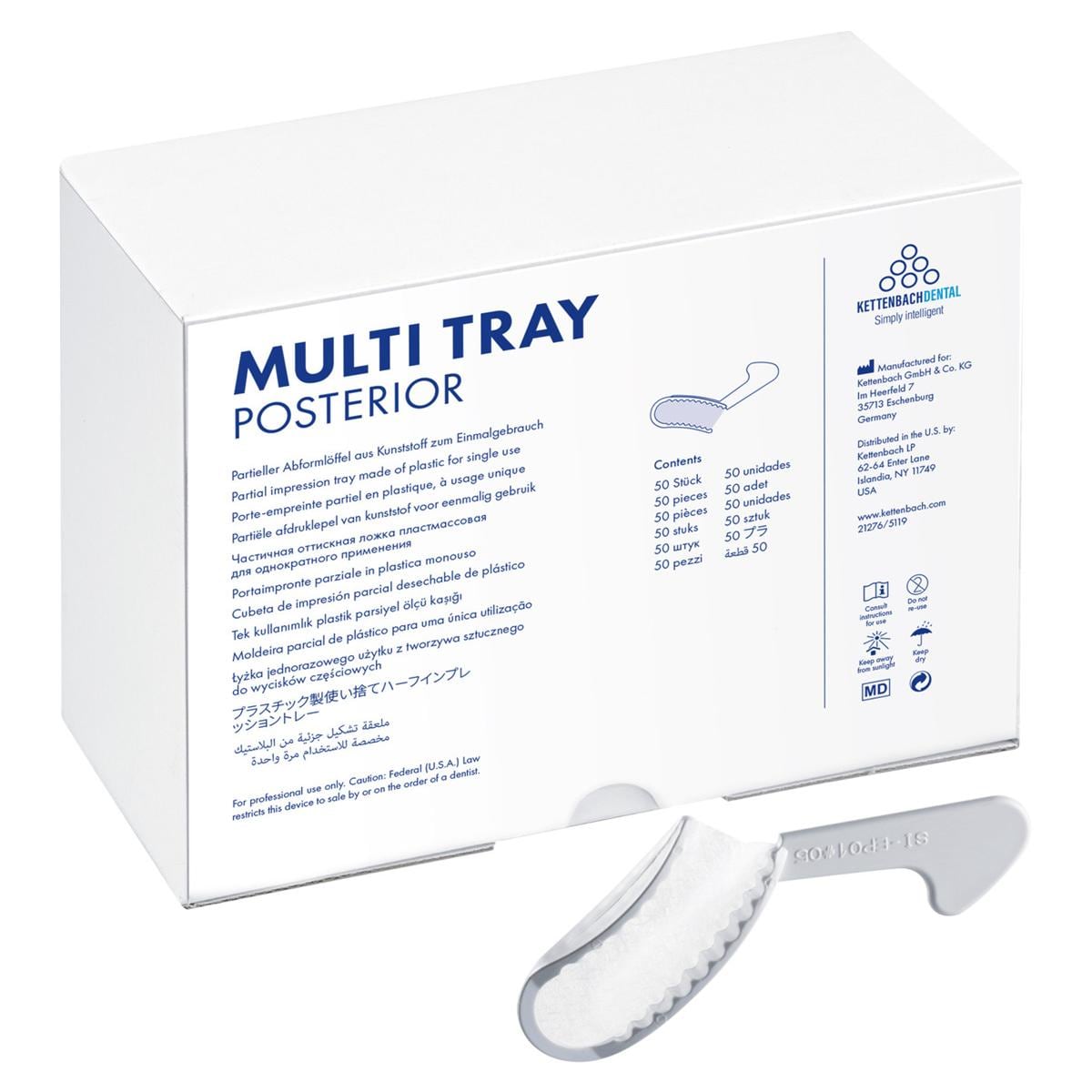 Multi Tray - Posterior, 50 stuks