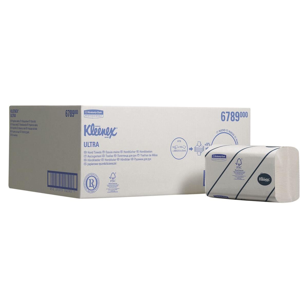 KLEENEX Ultra handdoeken 6789 - 2-laags, 2790 stuks