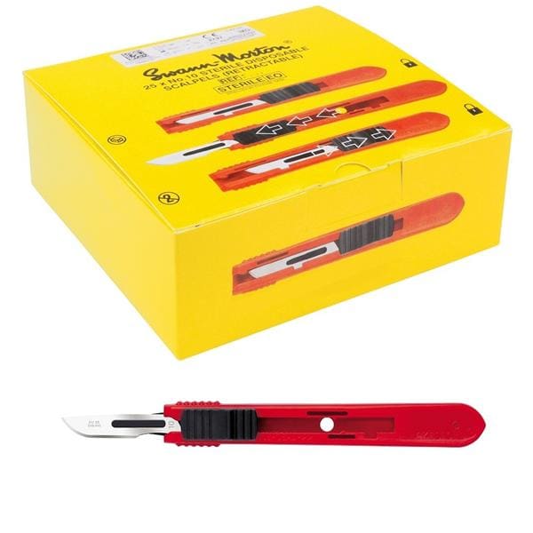 Scalpels, veiligheid - figuur 10, per 25 stuks