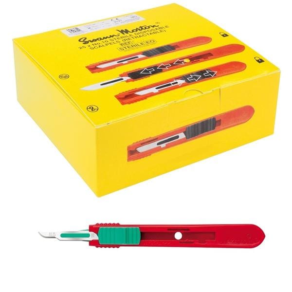 Scalpels, veiligheid - figuur 15, per 25 stuks
