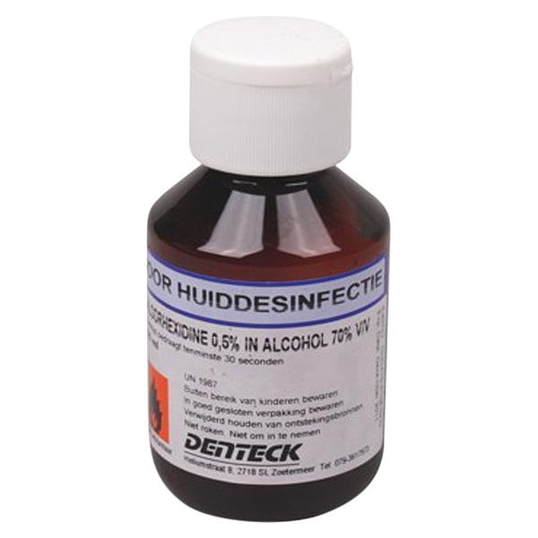 Chloorhexidine in alcohol 70% - fles 100ml